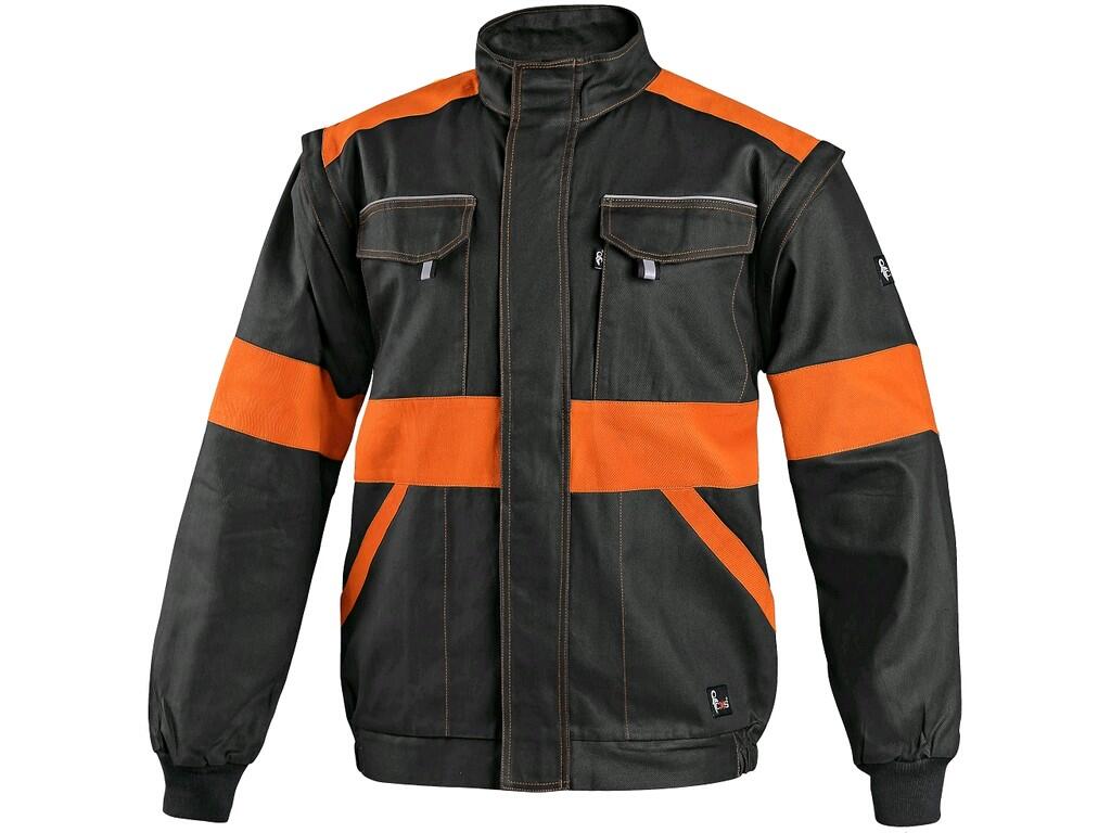 Blúza CXS LUXY EDA, pánska, čierno-oranžová